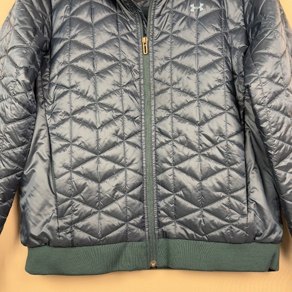 Under Armour Women's ColdGear Reactor Performance Jacket Sz L 1342792 Athleisure - Picture 4 of 16